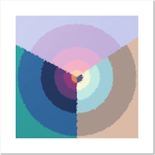 Abstract Circle In Various Cute Colors Posters and Art